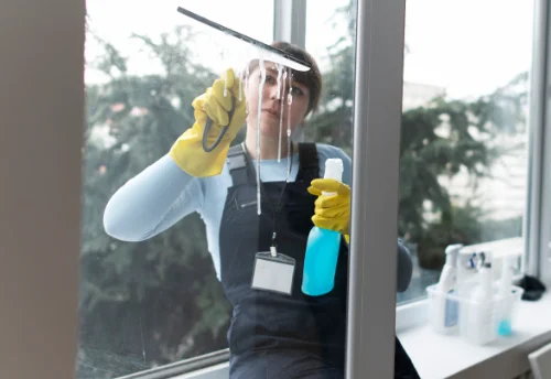 Nettoyage de vitres intérieures et extérieures à Éteignières